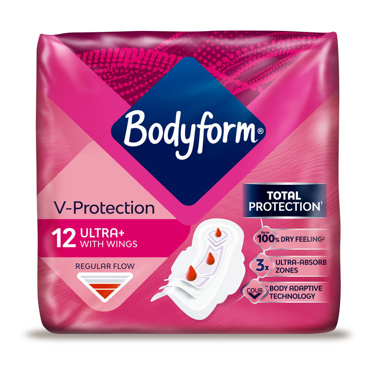 Premium Bundle - 6 pack of pink sanitary pads, featuring Ultra Normal pads for fast absorption, ensuring comfort and security during moderate flow days.