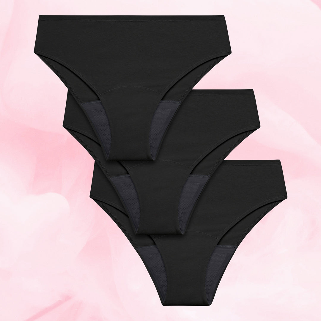 Essentials Brazilian (3 Pack) Heavy Period Pants