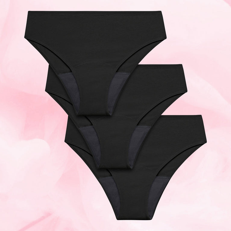 Essentials Brazilian (3 Pack) Heavy Period Pants