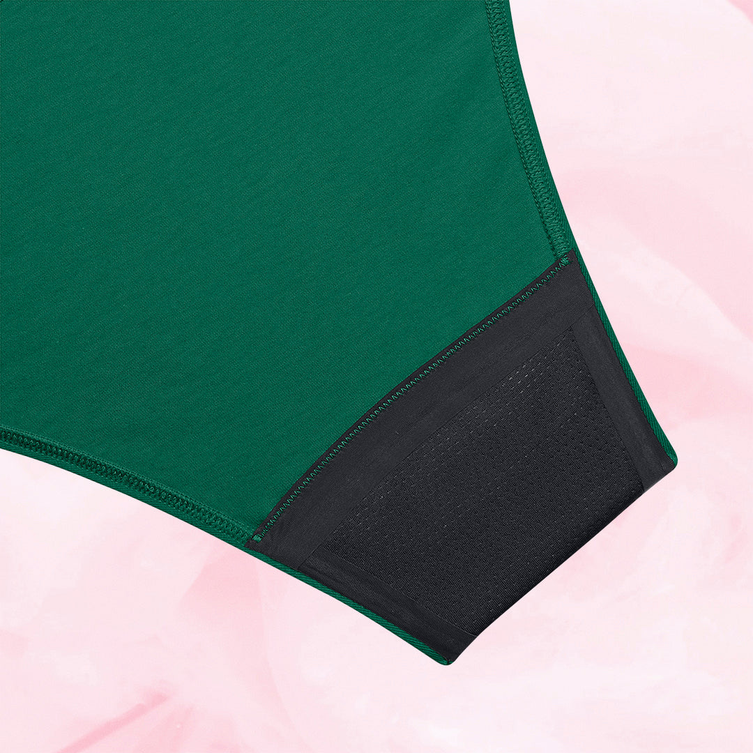 Essentials Brazilian Light Malachite Green Gusset Back green