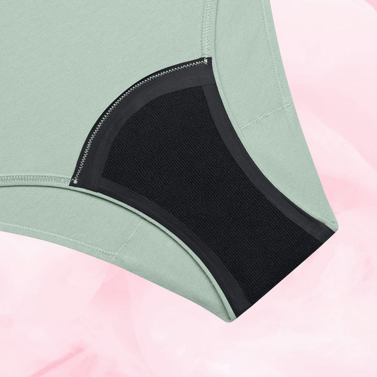 Essentials Brazilian Moderate Alpine Frost Gusset Front