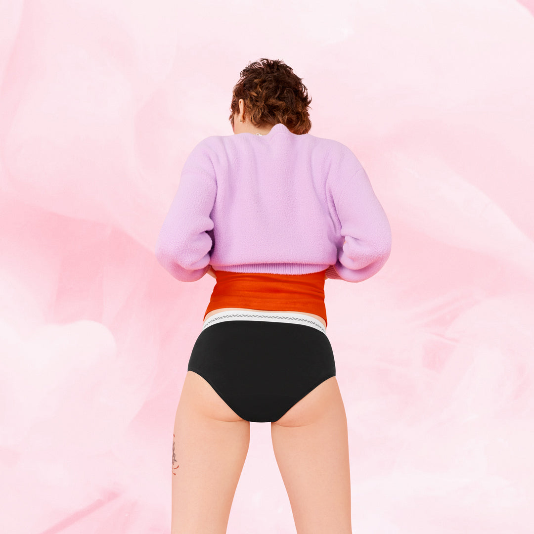 Essentials Hipster Logo Waistband (3 Pack) Heavy Period Pants