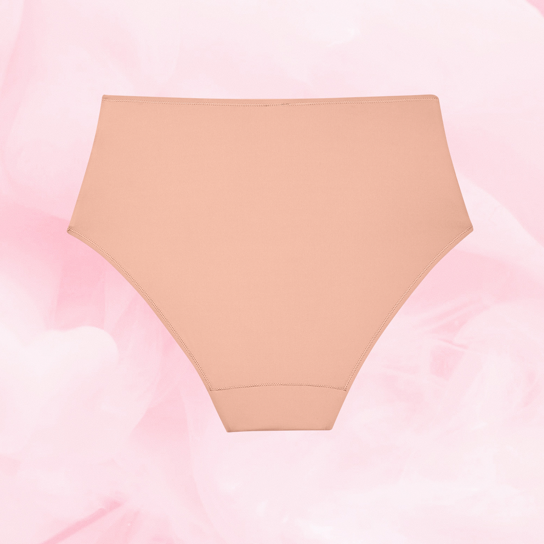 ComfortFit High Waist Light period pants, close-up view, showcasing the tailored gusset and slimline edges for discreet, reliable protection.