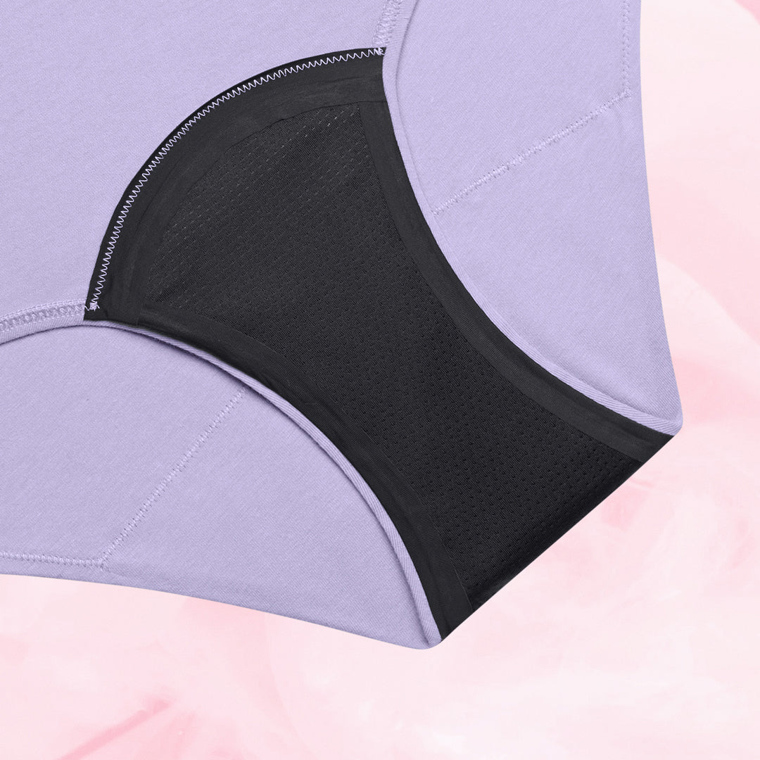 Essentials Hipster Heavy Lavender Gusset Front