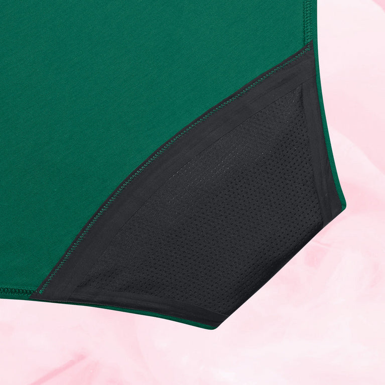 Essentials Hipster Heavy Malachite Green Gusset Back