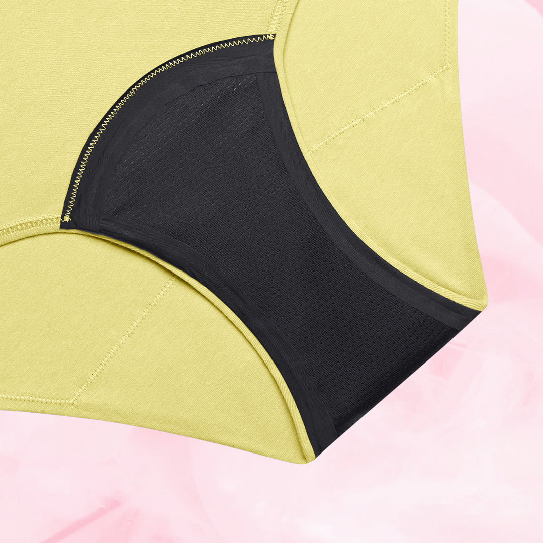 Essentials Hipster Heavy Pineapple Yellow Gusset Front