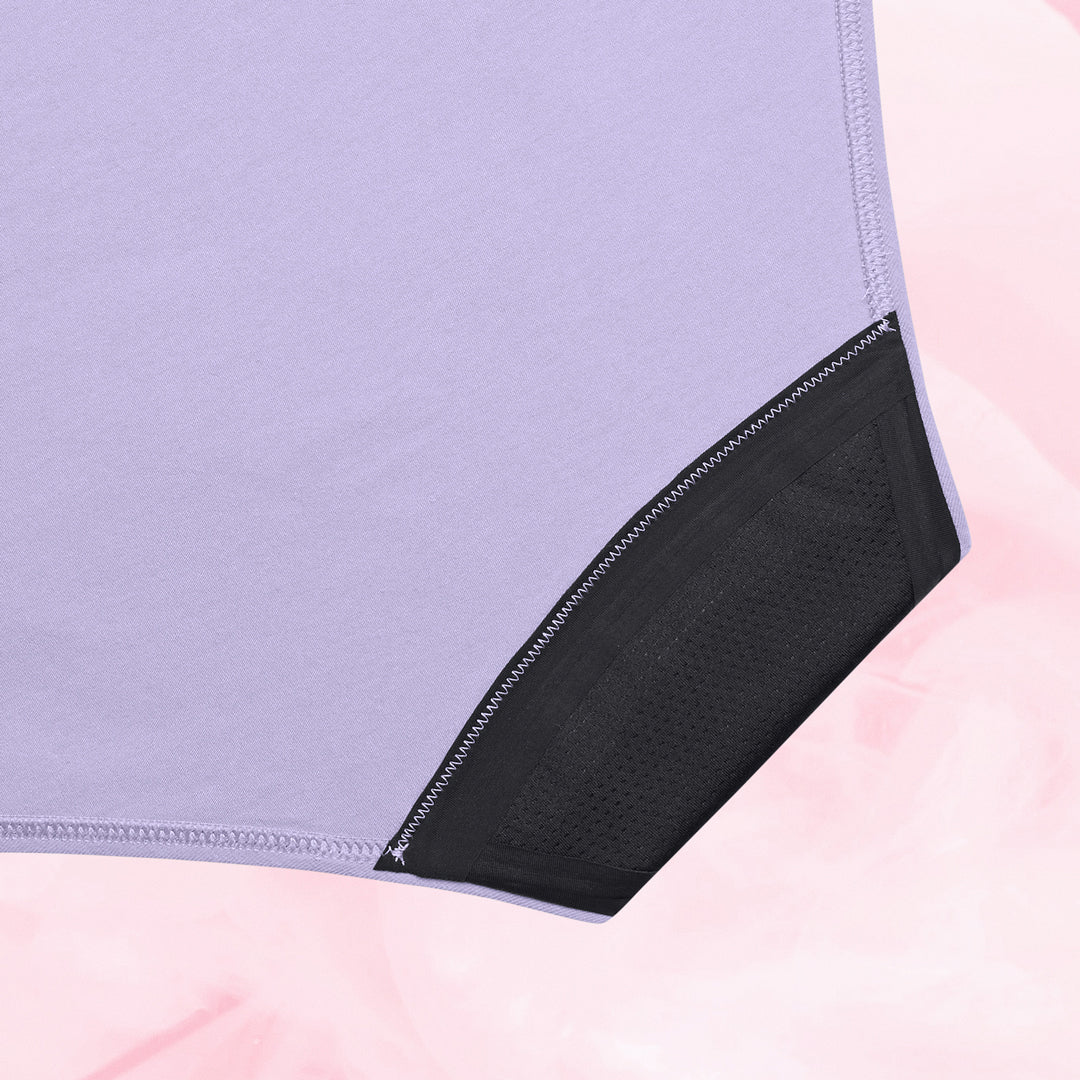 Essentials Hipster Light Lavender Gusset Back