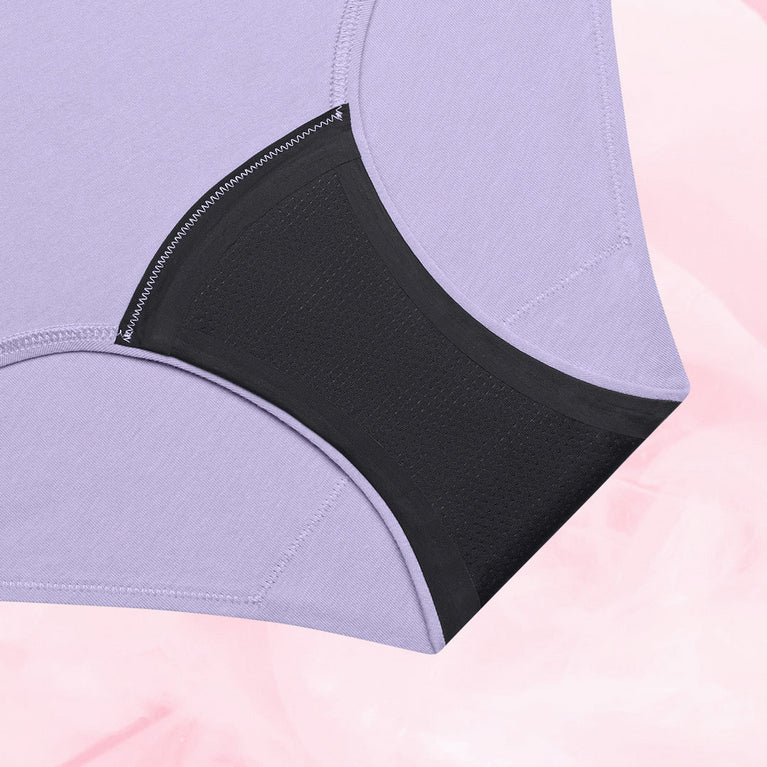 Essentials Hipster Light Lavender Gusset Front