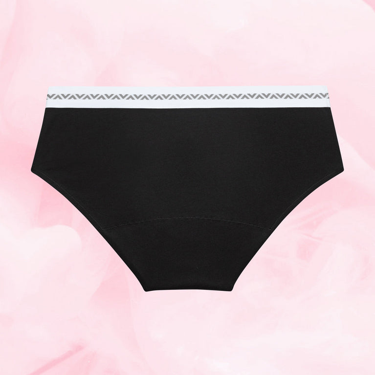 Essentials Hipster Waistband Heavy Black Back