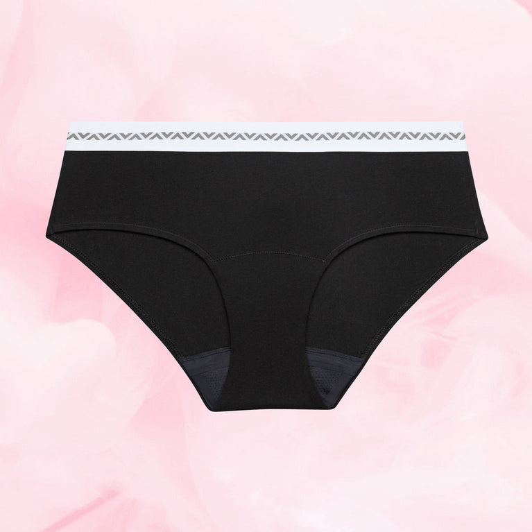 Essentials Hipster Waistband Light Black Front