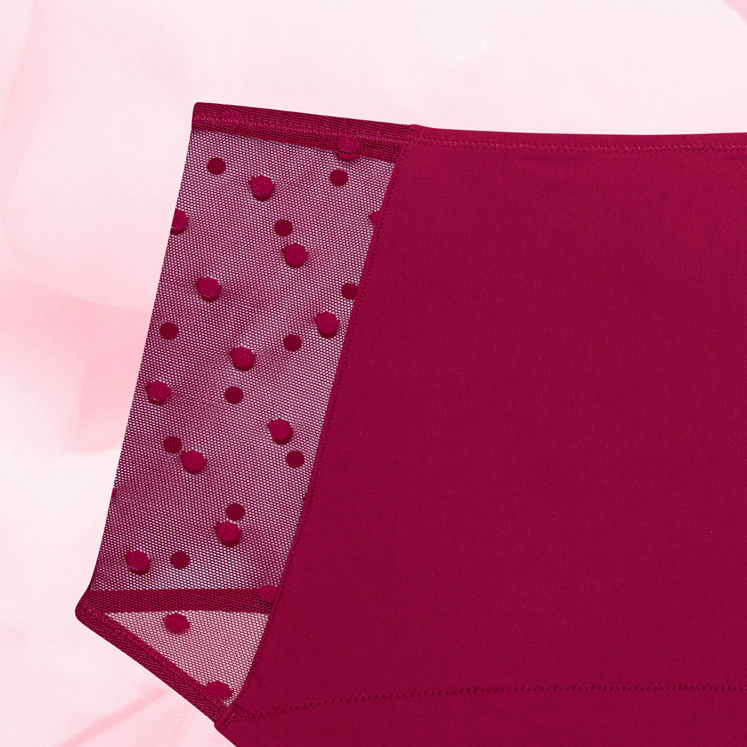 High Waist Dots Heavy Period Pants