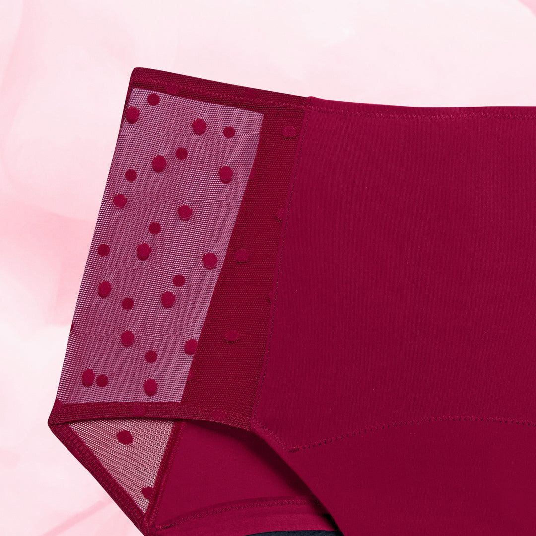 High Waist Dots Heavy Period Pants