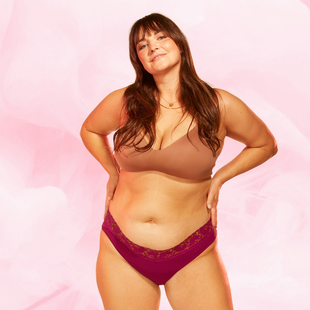 Brazilian Moderate Burgundy Period Pants