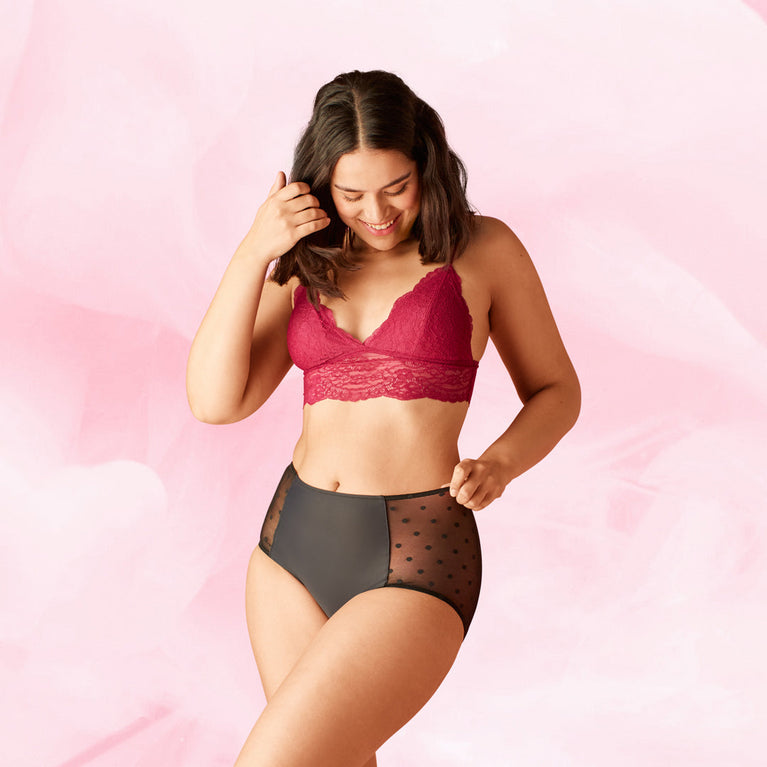 High Waist Dots Light Period Pants