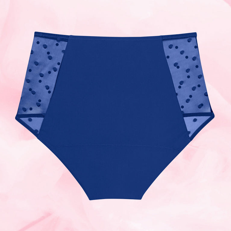 High Waist Dots Moderate Period Pants