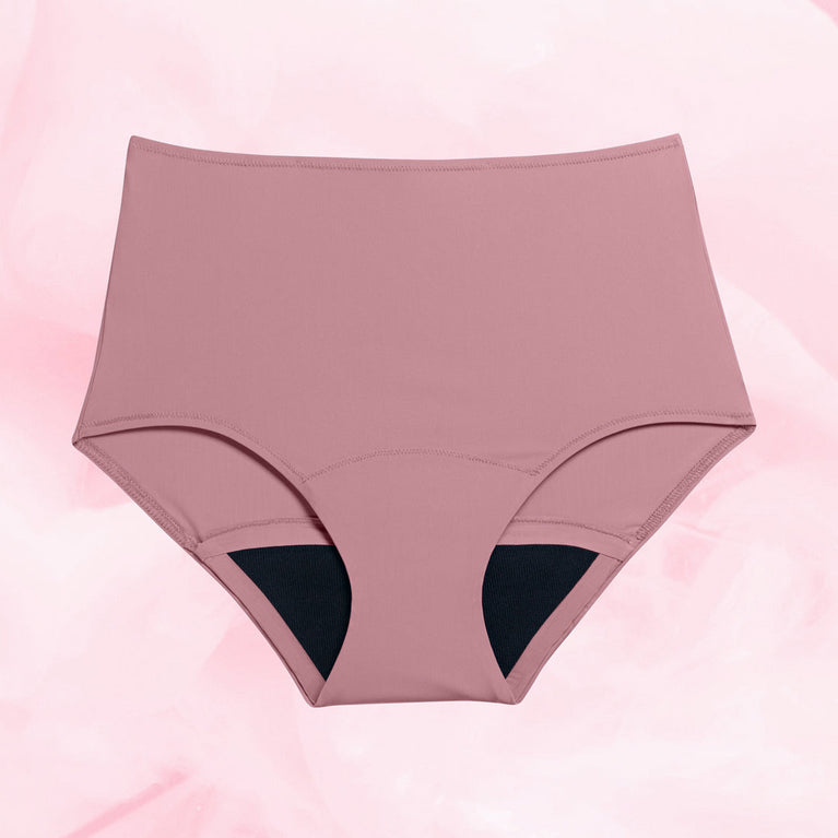 Essentials High Waist Moderate Vintage Pink Period Pants