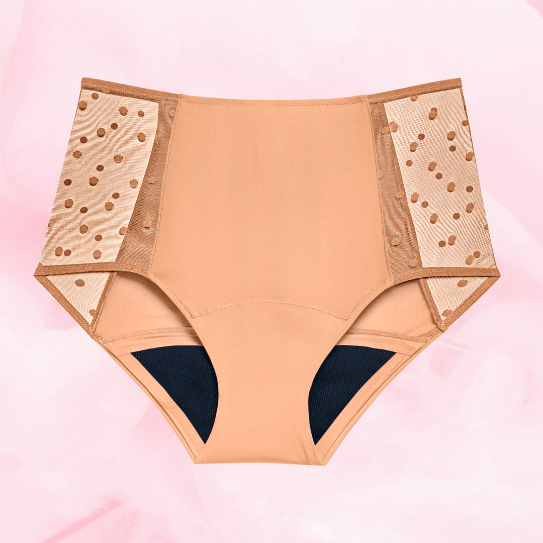 High Waist Dots Moderate Period Pants