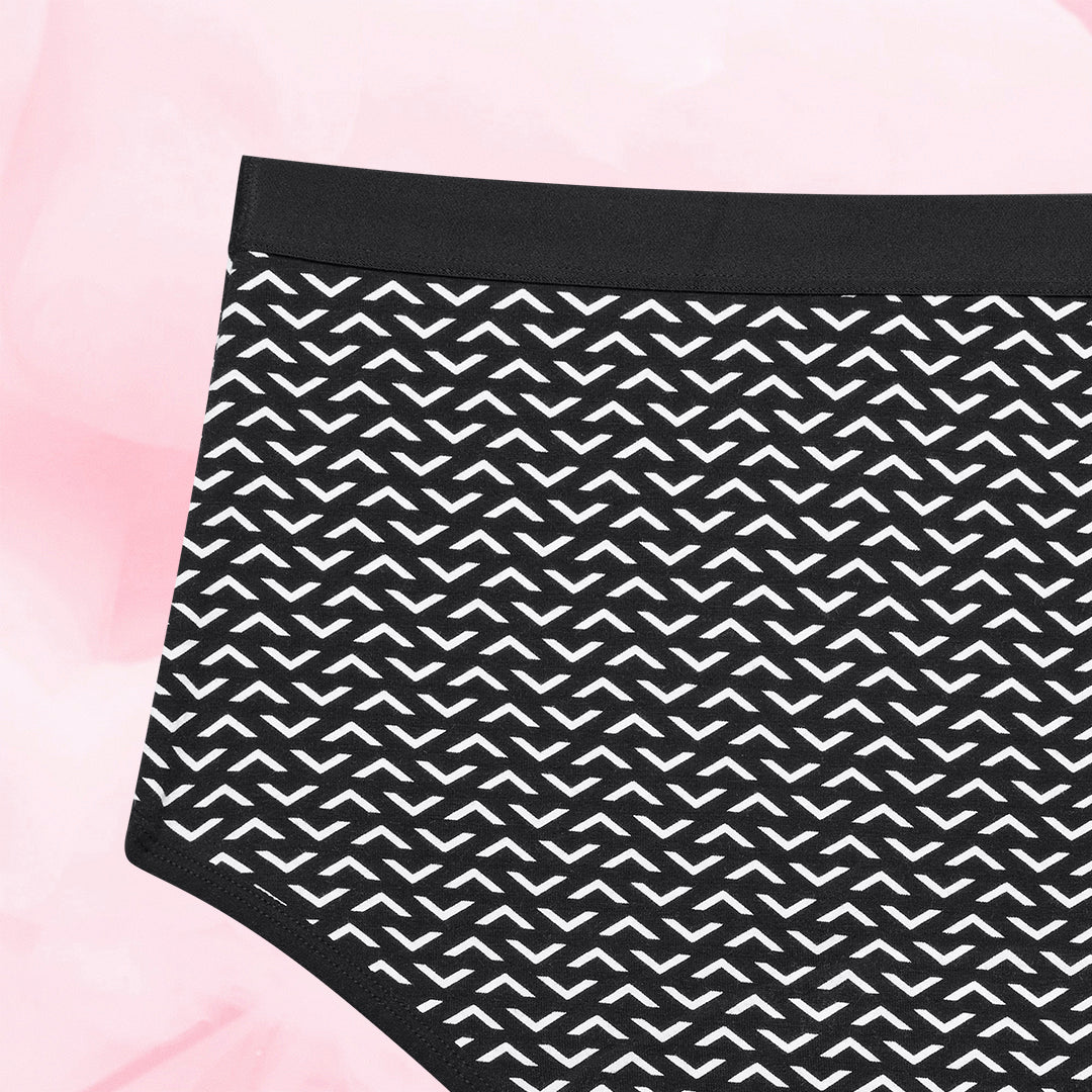 Teen Brief Logo Waistband Moderate Period Pants