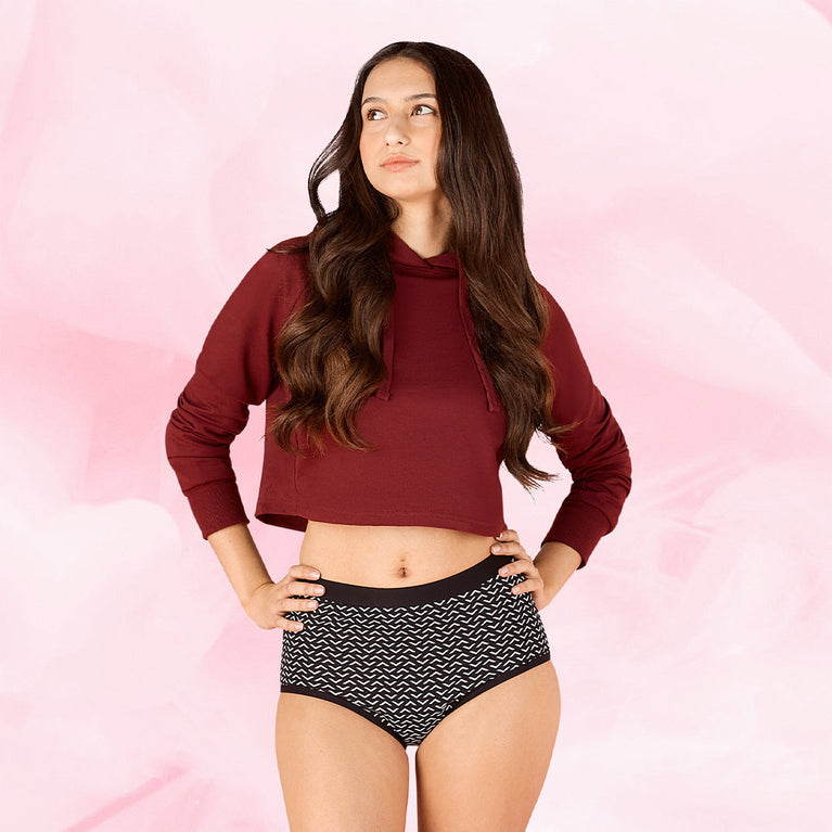 Teen Brief Logo Waistband Heavy Period Pants