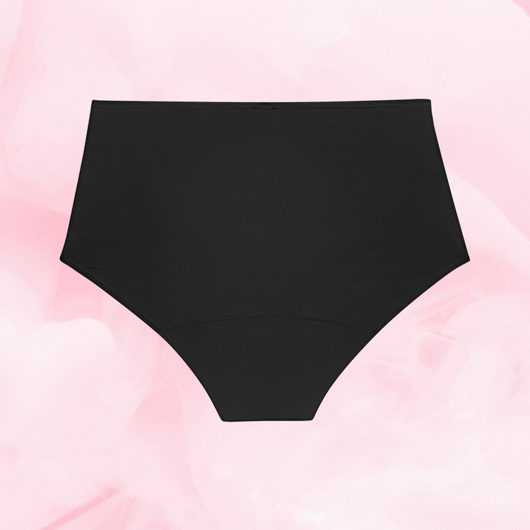 ComfortFit High Waist Heavy period pants featuring a sleek design and innovative gusset for secure, discreet protection, ideal for long-lasting wear.