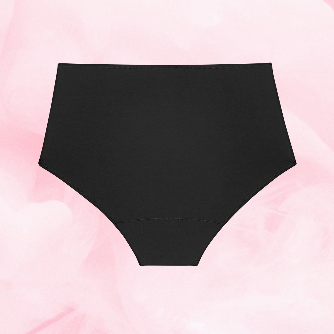 ComfortFit High Waist Light period pants with a sleek design, offering discreet, reliable protection and a tailored fit for comfort during menstrual cycles.